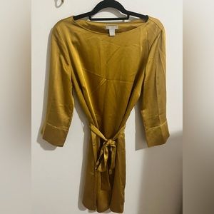 H&M Mustard Mini Dress